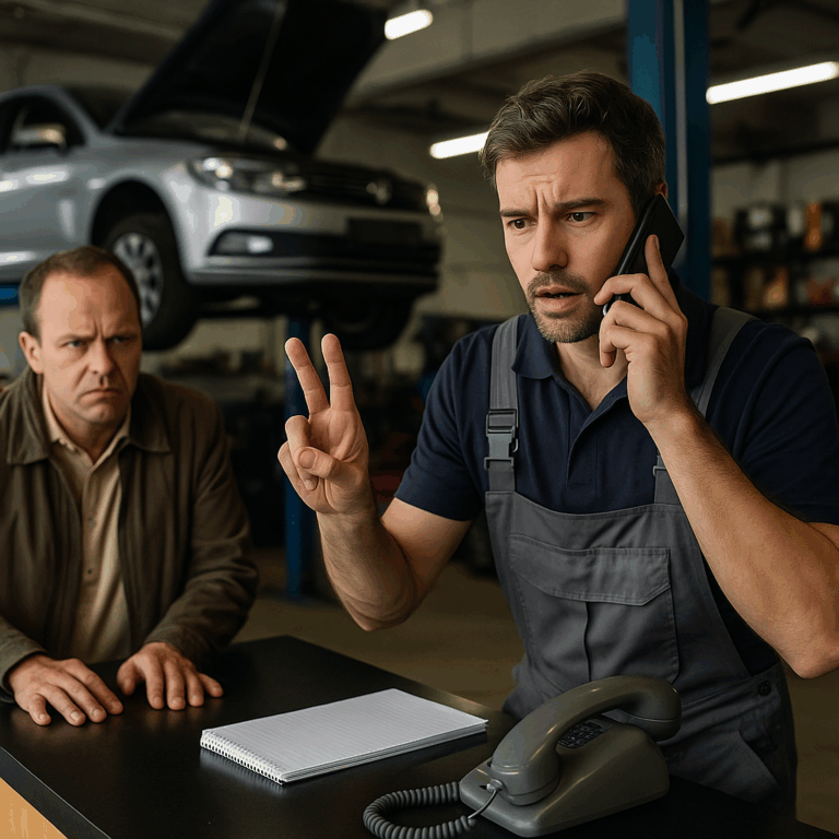 permanence téléphonique pour garagiste