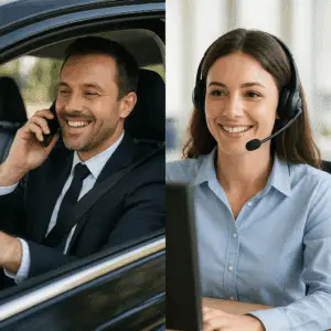 Centrale de réservation Efficall pour les taxis, ambulances et VTC