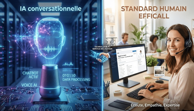 IA conversationnelle VS humain
